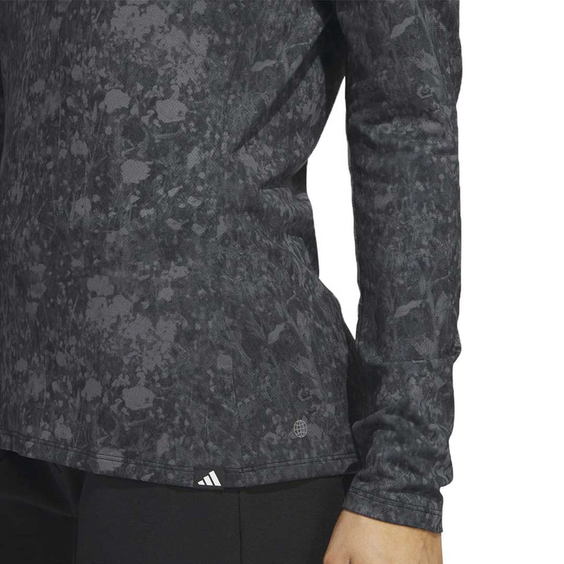 adidas - Women's Ultimate365 Tour Long Sleeve Printed Golf Polo (HT1228)