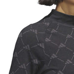 adidas - Women's Ultimate365 Tour Monogram Mock Neck Long Sleeve T-Shirt (HY7211)