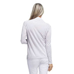 adidas - T-shirt à manches longues et col montant Ultimate365 Tour Monogram pour femme (IK7181)