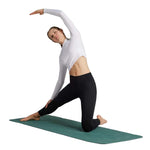 adidas - T-shirt à manches longues Yoga Studio pour femme (HY9239)