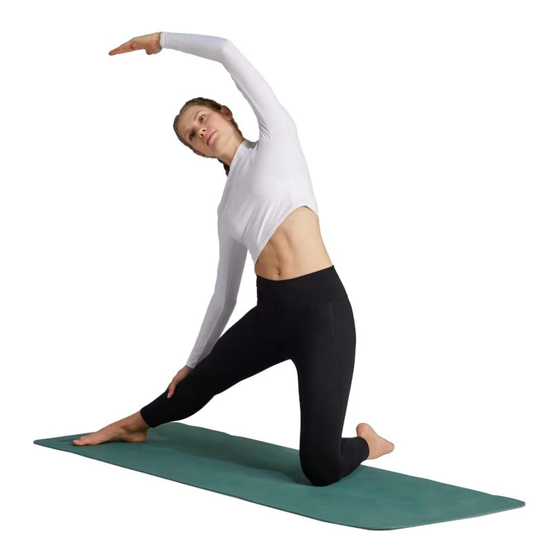 adidas - T-shirt à manches longues Yoga Studio pour femme (HY9239)