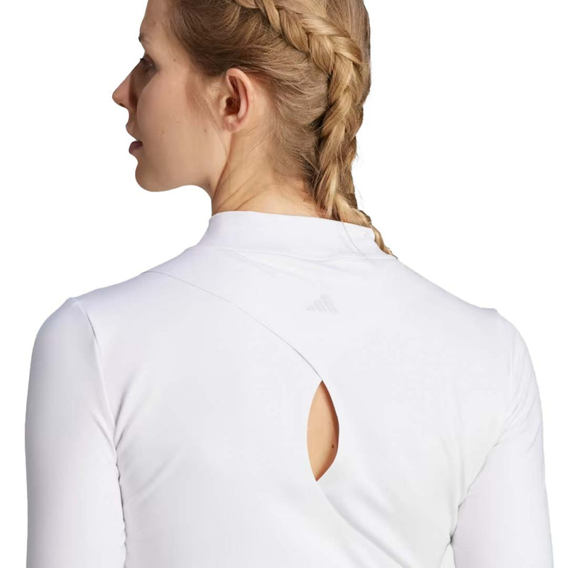 adidas - T-shirt à manches longues Yoga Studio pour femme (HY9239)