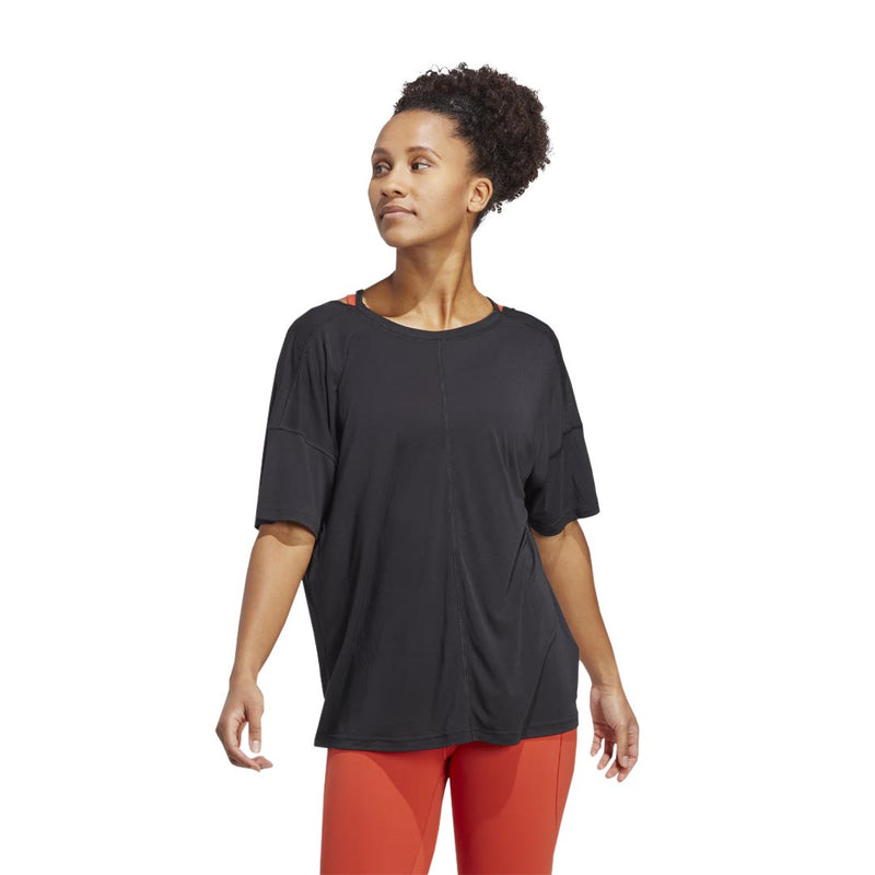 adidas - T-shirt oversize Yoga Studio pour femme (HS8117)