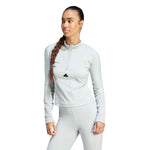 adidas - T-shirt à manches longues ZNE 1/2 zip pour femme (IM4919)