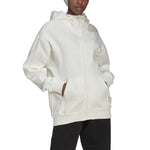 adidas - Sweat à capuche zippé en polaire Studio Lounge pour femme (HC6386)