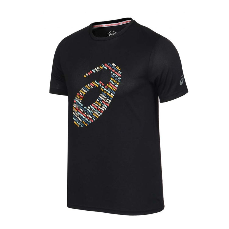 Asics Men s Logo Print Short Sleeve T Shirt 2031C734 001 SVP
