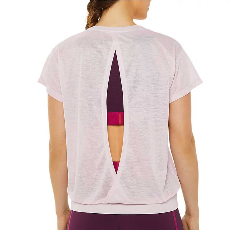 Asics - T-shirt à manches courtes et dos ouvert pour femme (2032C269 700)