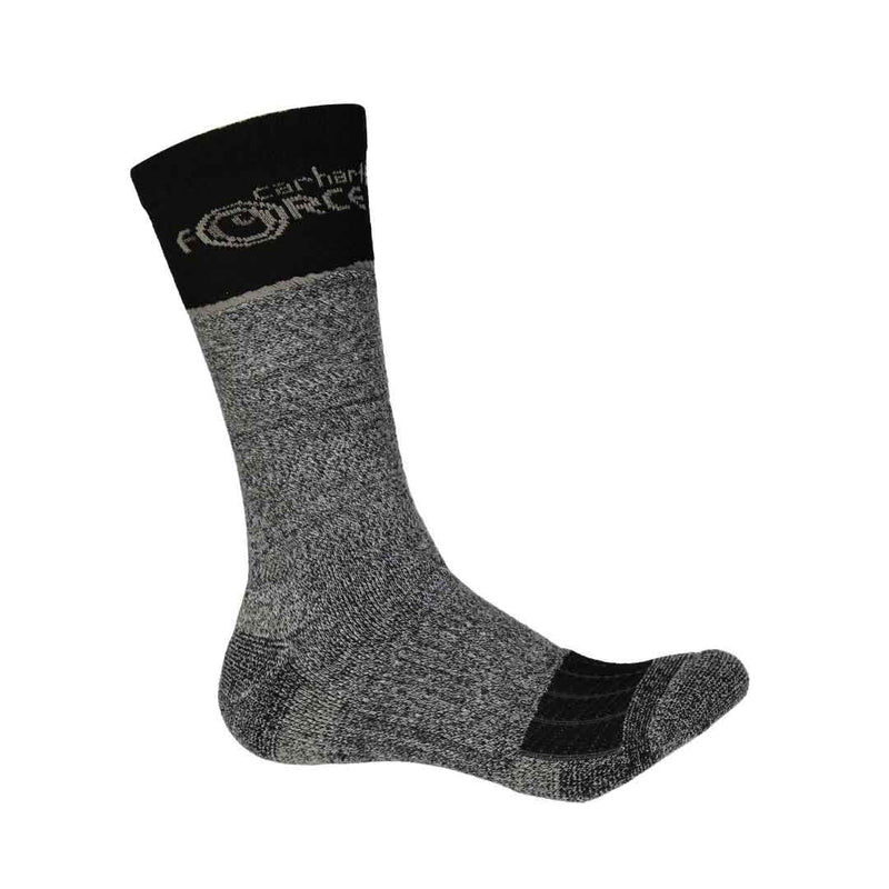 Carhartt - Lot de 2 paires de chaussettes à bout en acier pour homme (CHMA0001C2 GYAST)