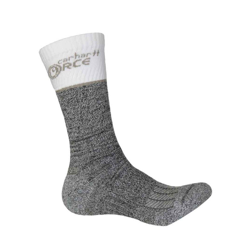 Carhartt - Lot de 2 paires de chaussettes à bout en acier pour homme (CHMA0001C2 GYAST)