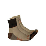 Carhartt - Lot de 3 chaussettes 1/4 pour homme (CHMA0106Q3 BRN)