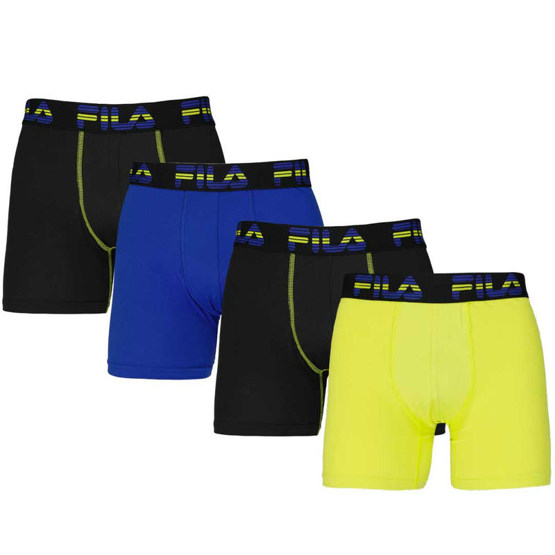 FILA - Men's 4 Pack Boxer Brief (FM412BXPB9 400)