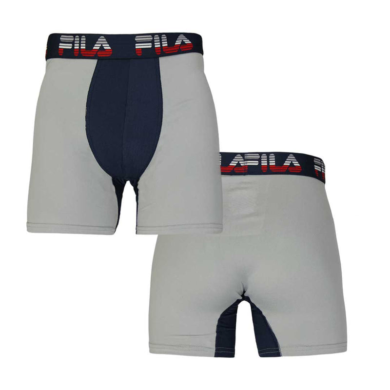 FILA - Men's 4 Pack Boxer Brief (FM412BXPB9 410)