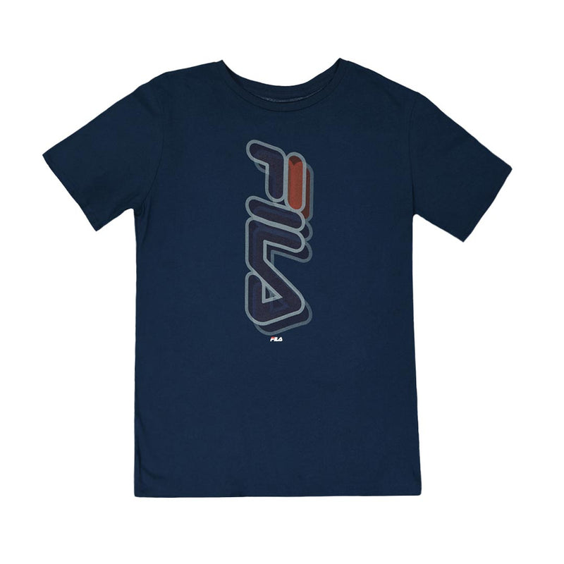 Navy fila t shirt hotsell