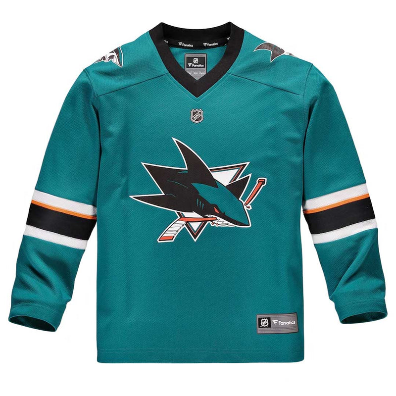 San jose hot sale sharks youth jersey