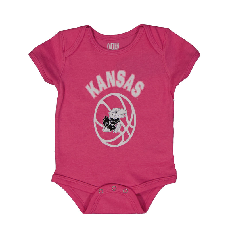 Girls' (Infant) Kansas Jayhawks Creeper (K1SBKSV 95)