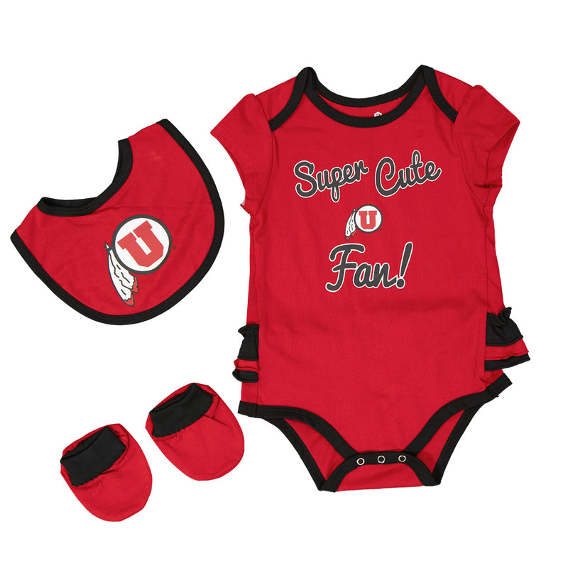 Kids' (Infant) Utah Utes Trifecta Set (K423JQ 32N)