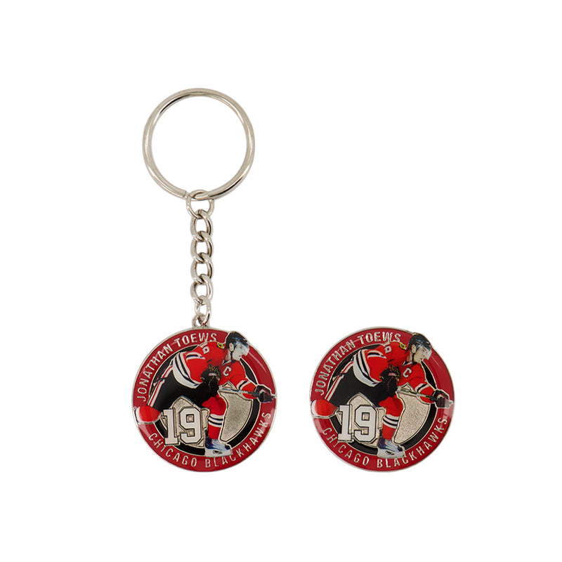 NHL - Chicago Blackhawks Jonathan Toews Keychain/Magnet Combo (BLANHLPAKCMAG19)