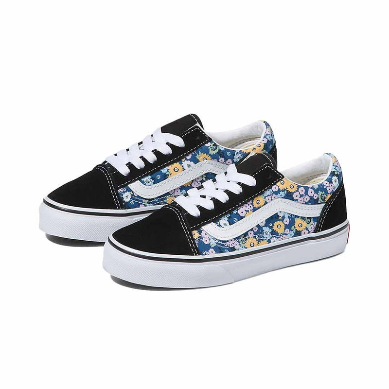 Vans blue floral shoes Clearance