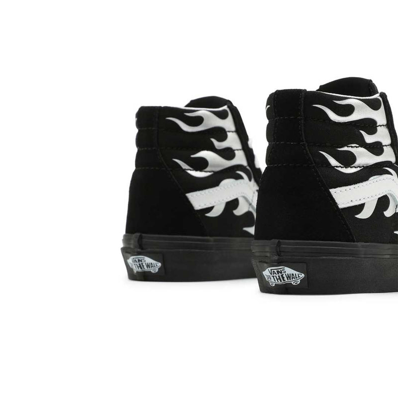 Vans Kids Preschool Metallic Flame Sk8 Hi Shoes 0D5F7US