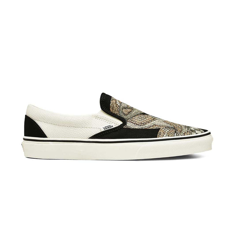 vans slip on snake print