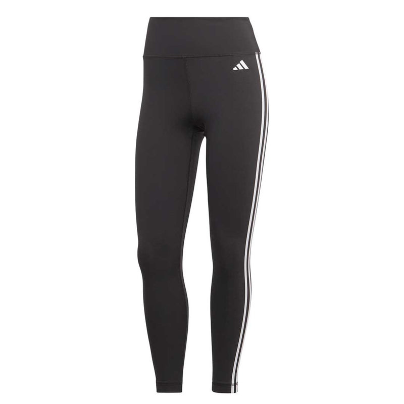 adidas Train Essentials 3-Stripes High-Waisted 7/8 Leggings - Purple