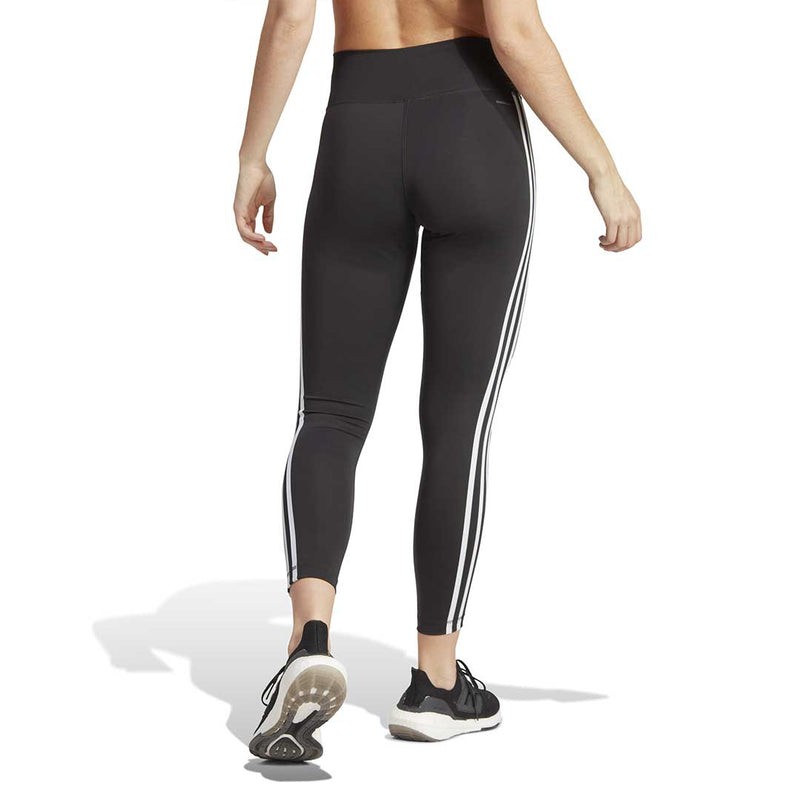 adidas - Legging 7/8 taille haute Train Essentials 3 bandes pour femme (HT5438)