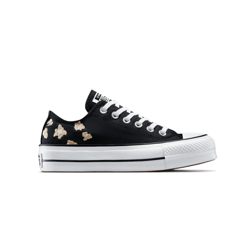 Converse - Women's Chuck Taylor All Star Lift Platform Leopard Print Low Top Shoes (A14937C)