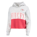 47 Brand - Women's Kansas City Chiefs Cutoff Pullover Hoodie (381823AA CHIEFS)