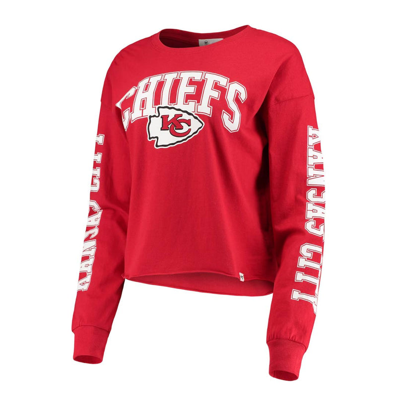 47 Brand - Women's Kansas City Chiefs Long Sleeve T-Shirt (381828AA CHIEFS)