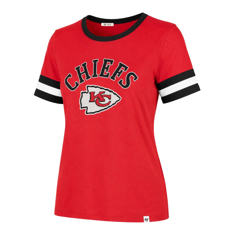 47 Brand - Women's Kansas City Chiefs Short Sleeve T-Shirt (381827AA CHIEFS)