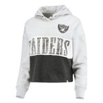 47 Brand - Women's Las Vegas Raiders Cutoff Pullover Hoodie (381823AA RAIDERS)