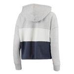 47 Brand - Women's New England Patriots Cutoff Pullover Hoodie (381823AA PATRIOTS)