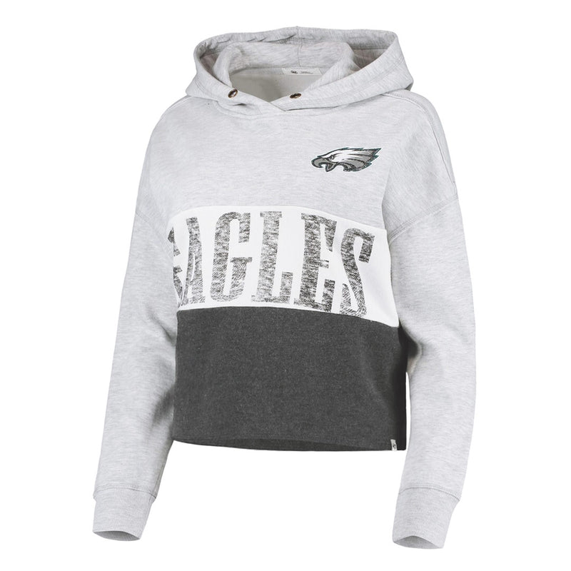 47 Brand - Women's Philadelphia Eagles Cutoff Pullover Hoodie (381823AA EAGLES)
