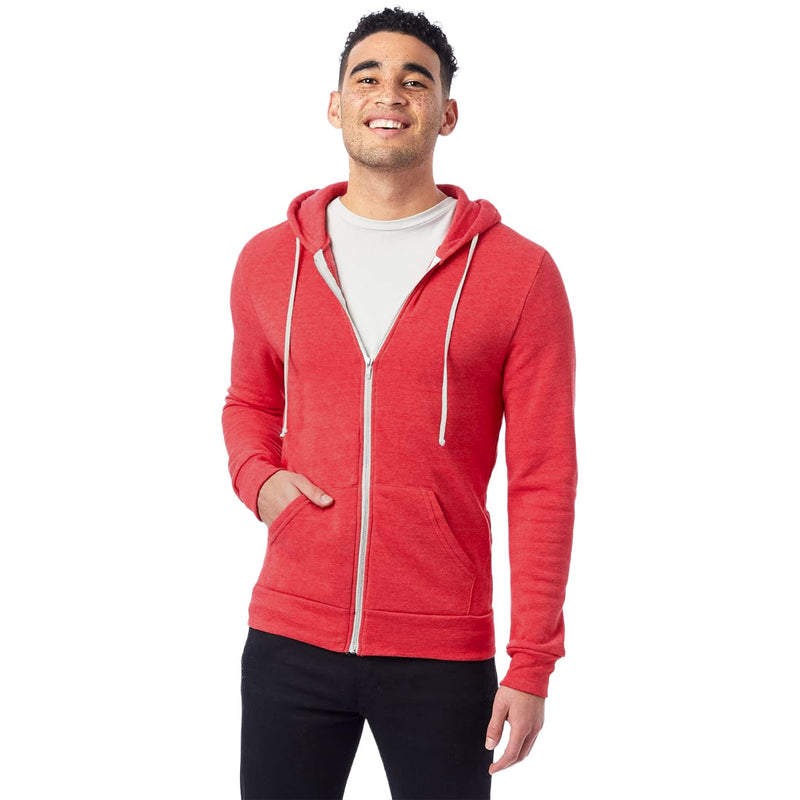Alternative - Unisex Rocky Eco Fleece Full-Zip Hoodie (9590F2 RED)