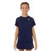 Asics - T-shirt à manches courtes de tennis pour filles (junior) (2044A030 400) 