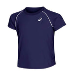Asics - T-shirt à manches courtes de tennis pour filles (junior) (2044A030 400) 