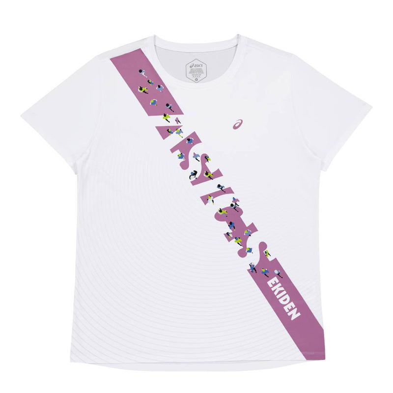 Asics - T-shirt à manches courtes Ekiden pour femme (2012C397 100) 
