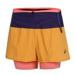 Asics - Short Fujitrail 2-N-1 pour femme (2012C719 800) 