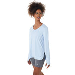 Asics - T-shirt chiné à manches longues pour femmes (2032C029 452) 