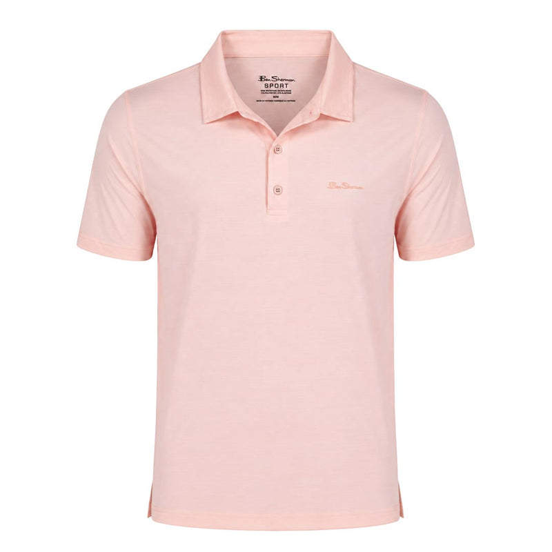 Ben Sherman - Men's 3 Button Golf Polo (624001855 PINK)
