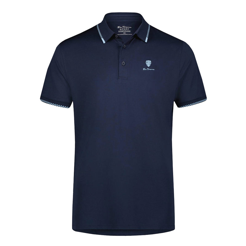Ben Sherman - Men's Checker Rib Pique Polo (624000542 NVY)