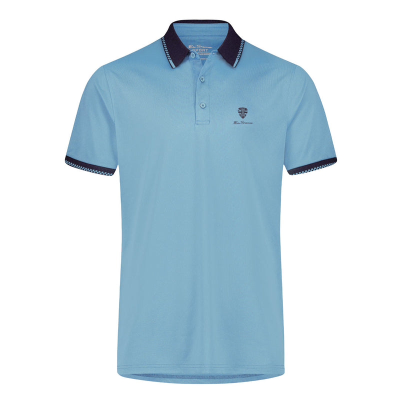Ben Sherman - Men's Checker Rib Tech Pique Polo (G7222RAG LBL)