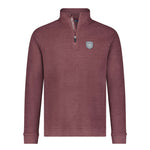 Ben Sherman - Men's Melange Fleece 1/4 Zip Pullover (624003736 BUR)