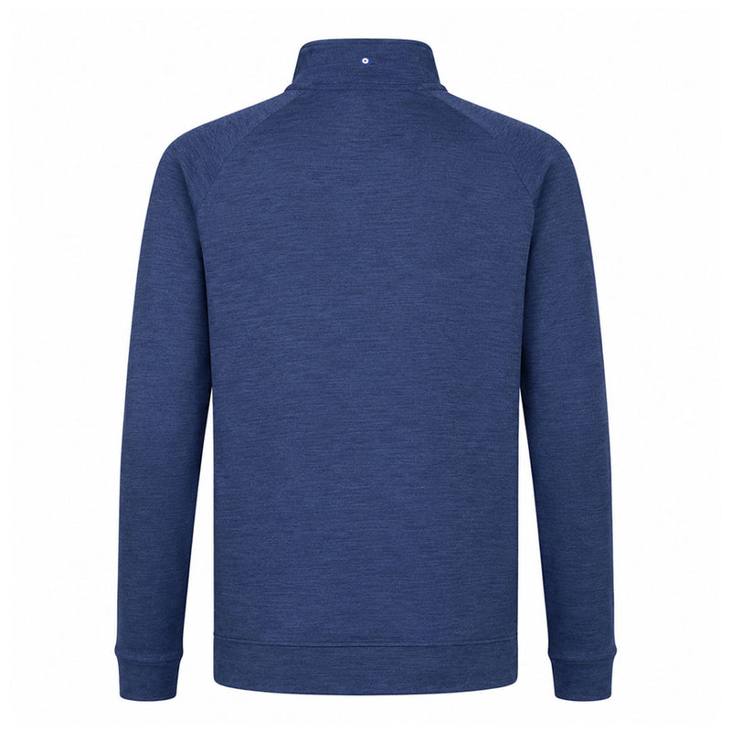 Ben Sherman - Men's Melange Fleece 1/4 Zip Pullover (624003736 NVY)