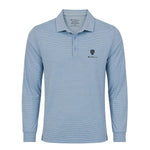 Ben Sherman - Men's Mini Stripe Long Sleeve Polo (624001418 BLU)