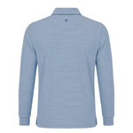 Ben Sherman - Men's Mini Stripe Long Sleeve Polo (624001418 BLU)