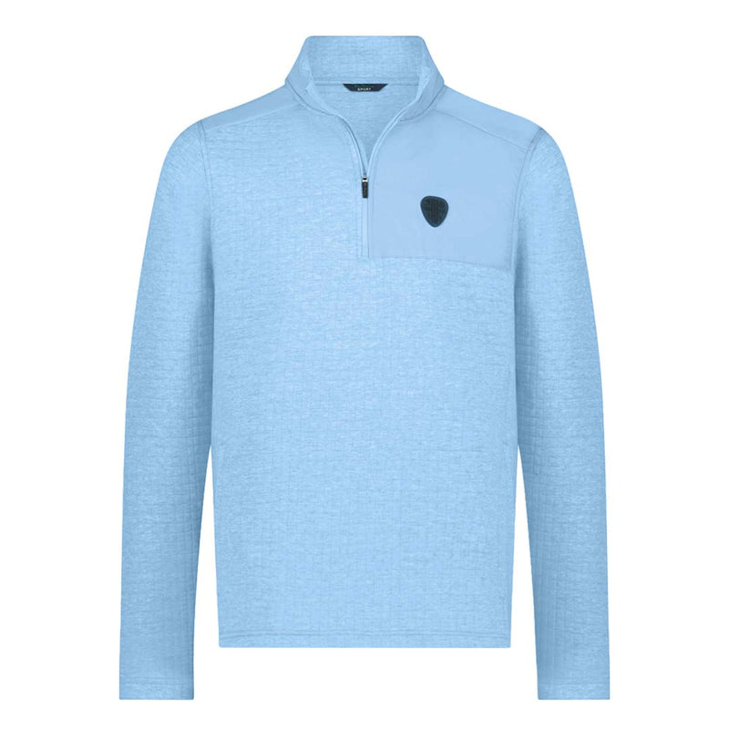 Ben Sherman - Men's Quilted Double Knit Mix Media Pullover Sweater (624002178 LBL)
