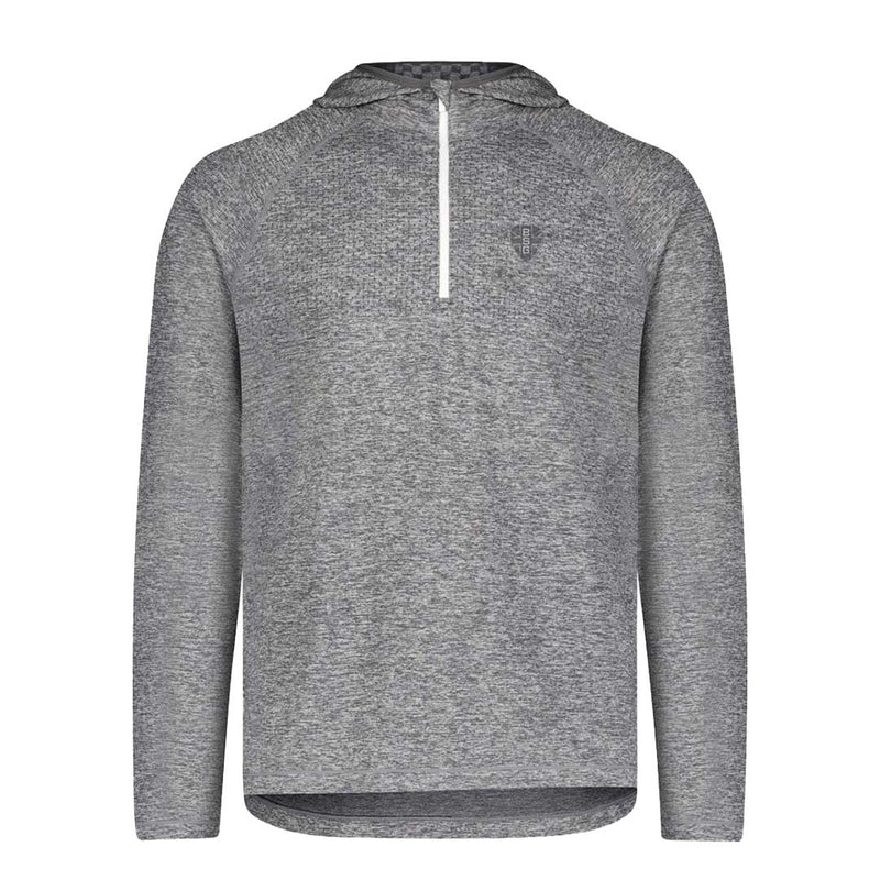 Ben Sherman - Men's Seamless Knit 1/4 Zip Hoodie (624000459 GRY)