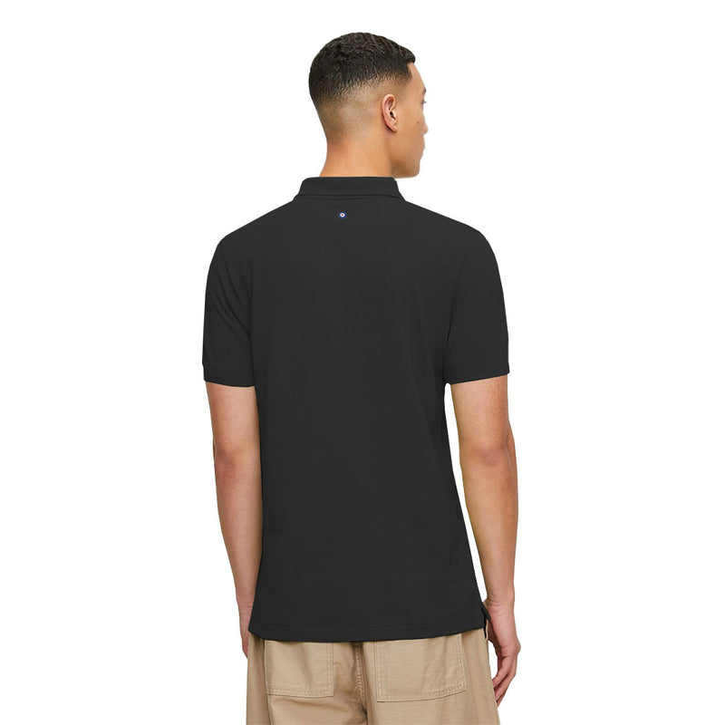 Ben Sherman - Men's Solid Air Pique Polo (G7222AAG BLK)