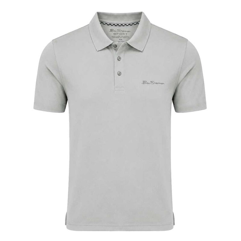 Ben Sherman - Men's Solid Air Pique Polo (G7222AAG LGR)